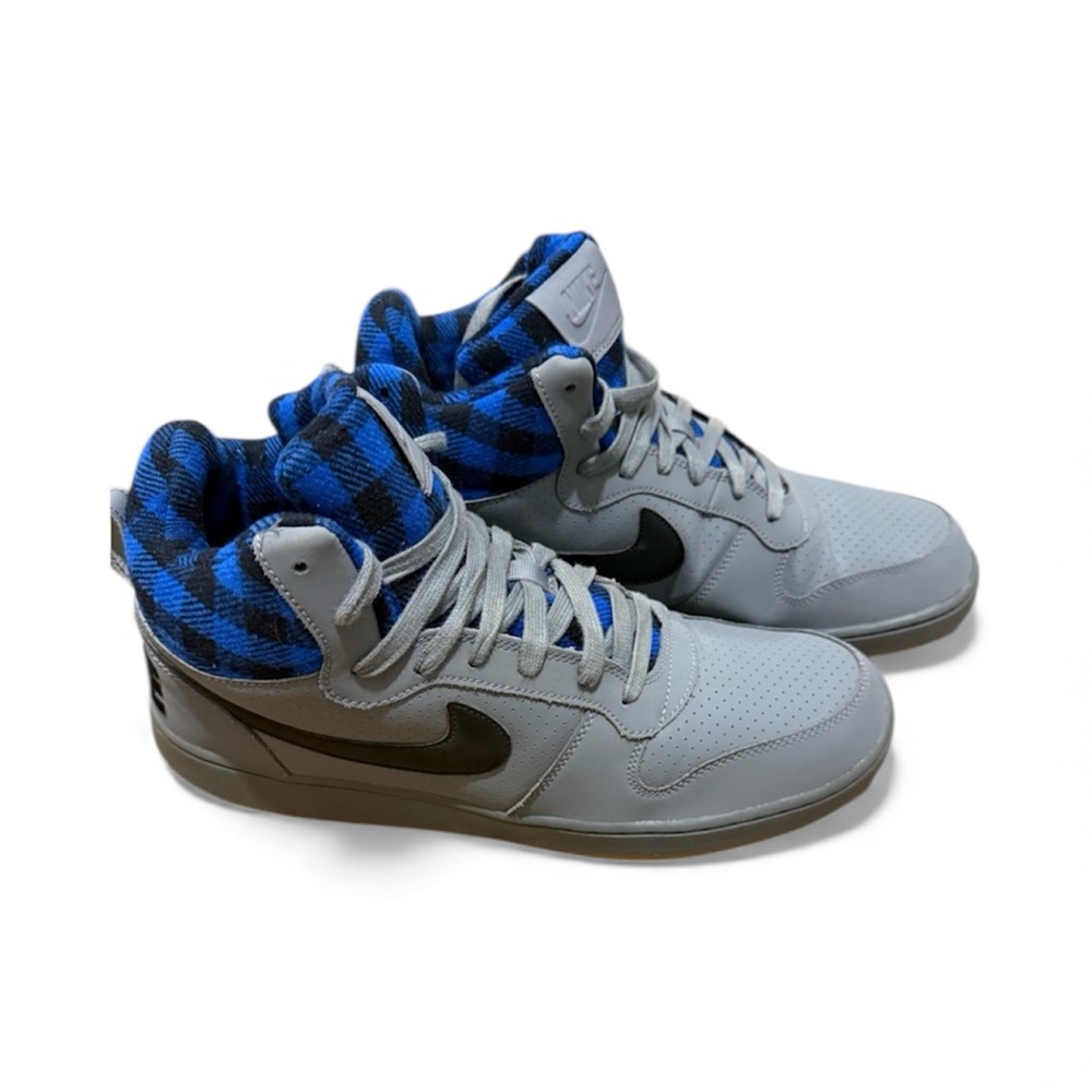Nike Air Buroughs, Blue Plaid sz 11.5 - Picture 3 of 11